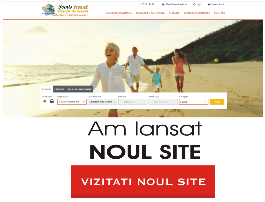 Lansare site tomistravel.ro