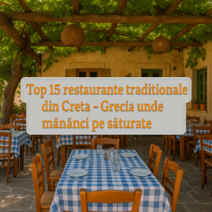 Top 15 restaurante tradiționale din Creta - Grecia unde mănânci pe săturate