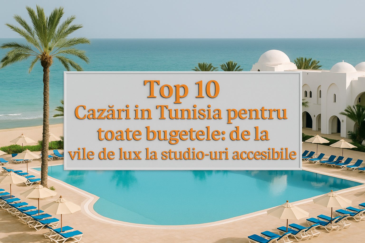 Top 10 cazări în Tunisia pentru toate bugetele: de la vile de lux la studio-uri accesibile