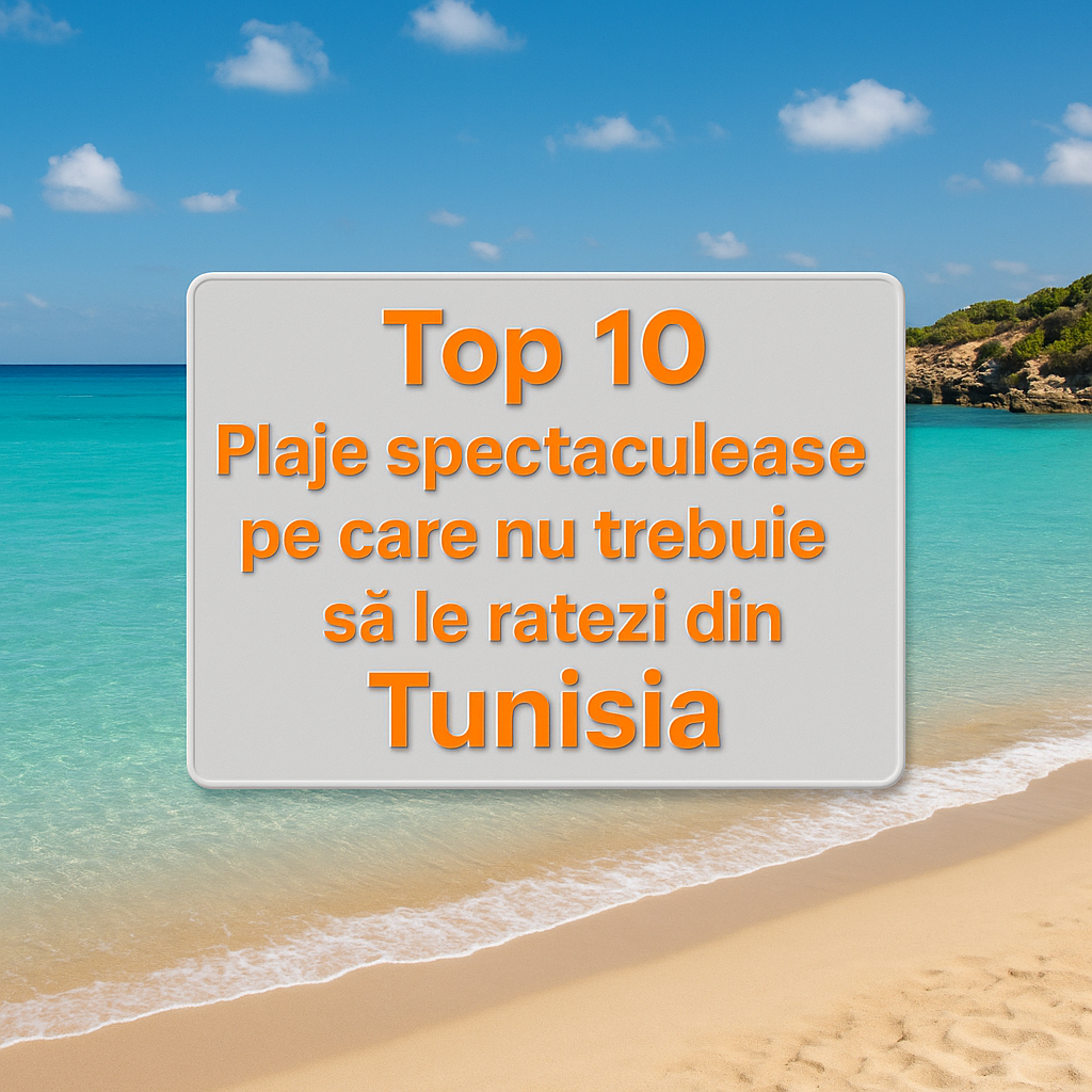 Top 10 Plaje spectaculoase pe care nu trebuie să le ratezi din Tunisia