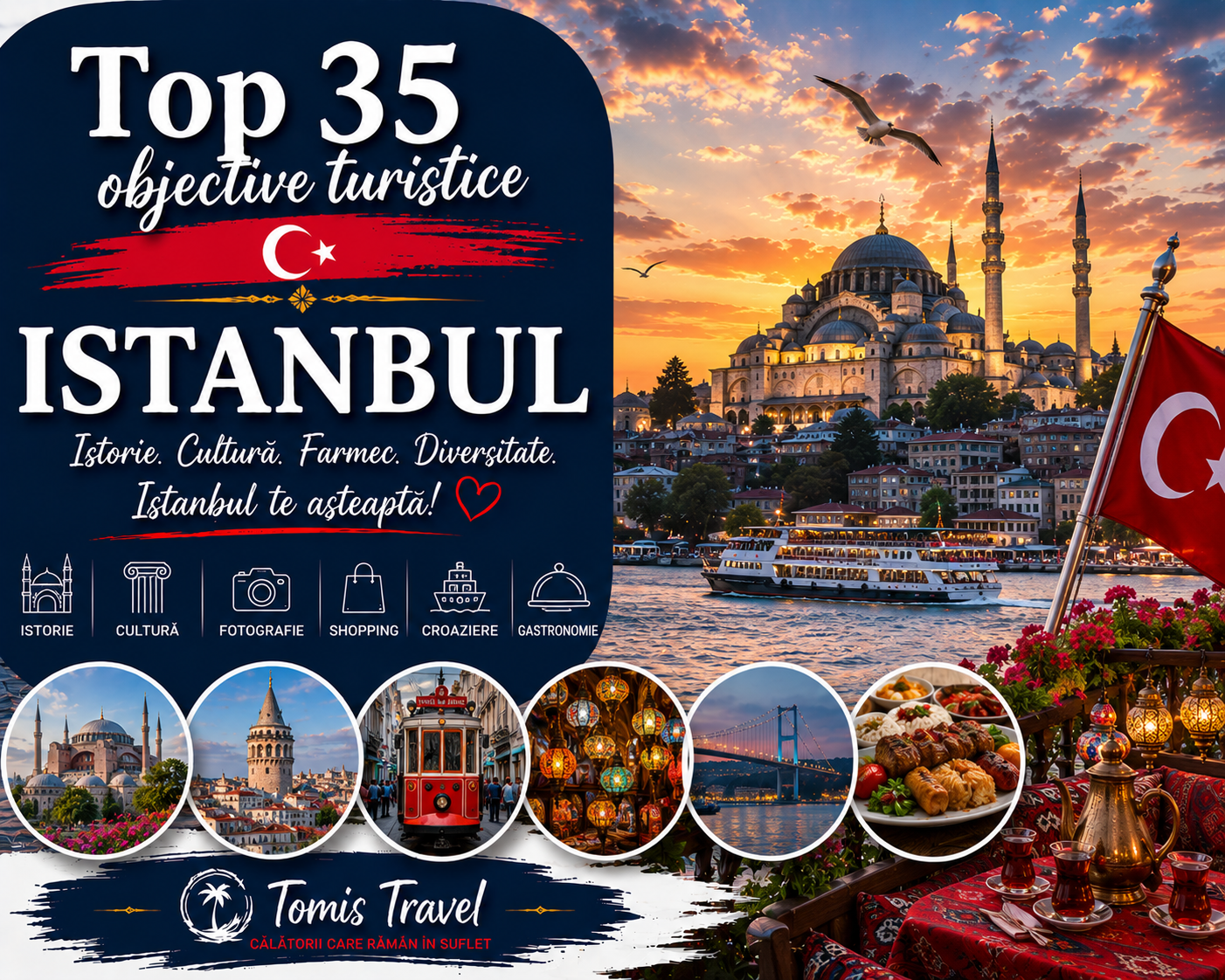 Obiective Turistice Istanbul: 35 locuri de vizitat, plaje și atracții de neratat