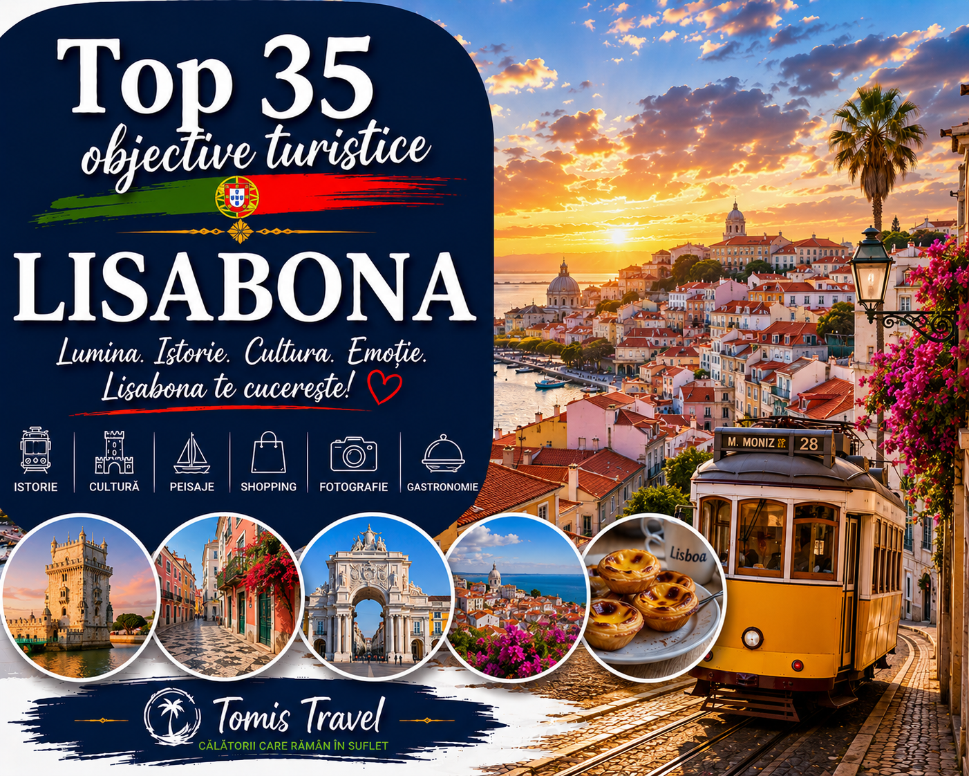 Obiective Turistice Lisabona: 35 locuri de vizitat, plaje și atracții de neratat