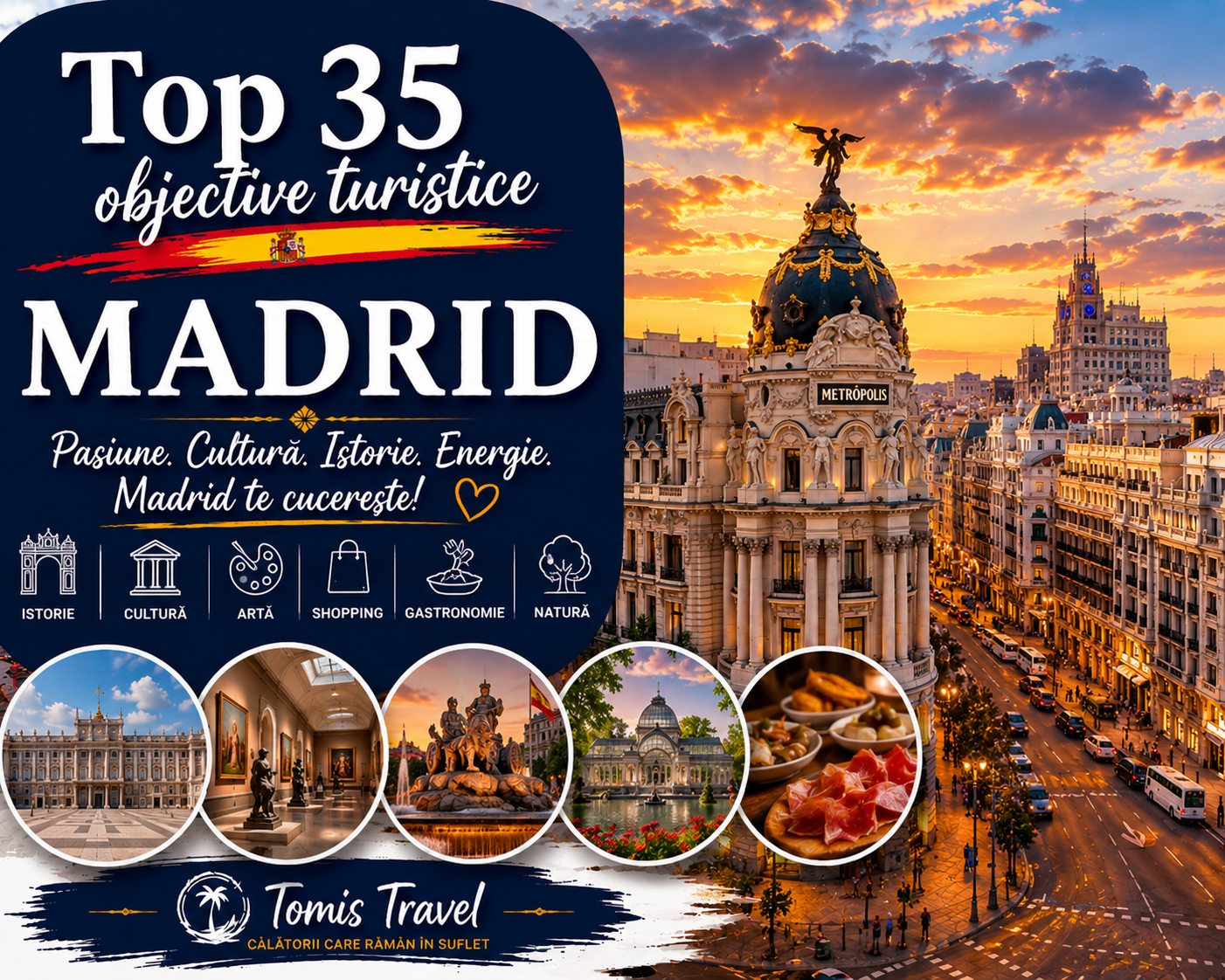 Obiective Turistice Madrid: 35 locuri de vizitat, plaje și atracții de neratat