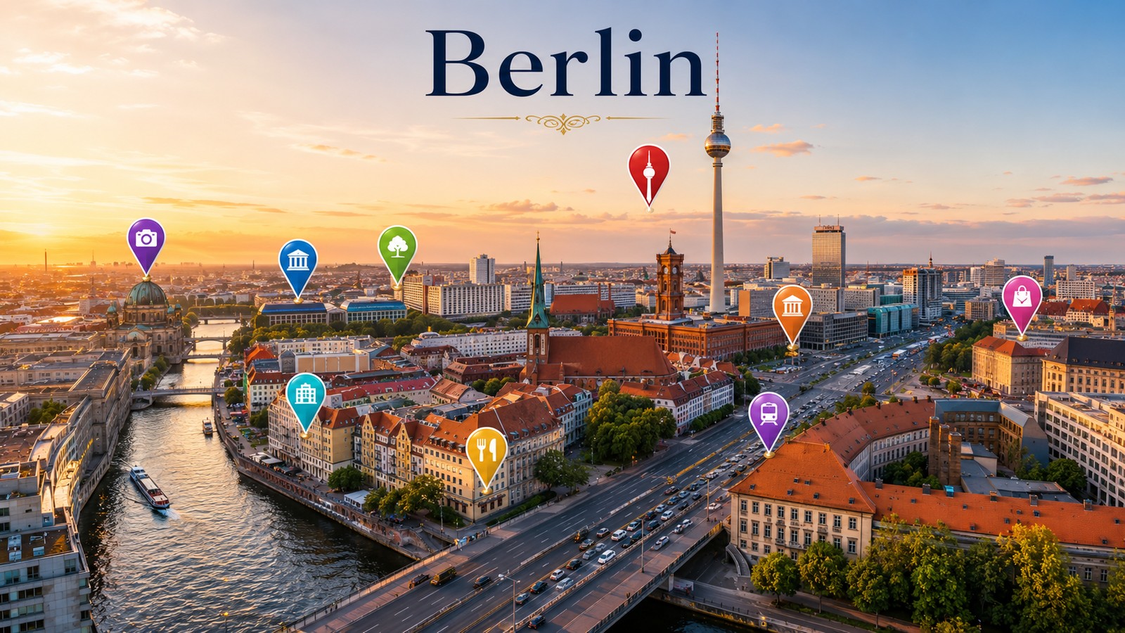 Harta Obiective Turistice Berlin