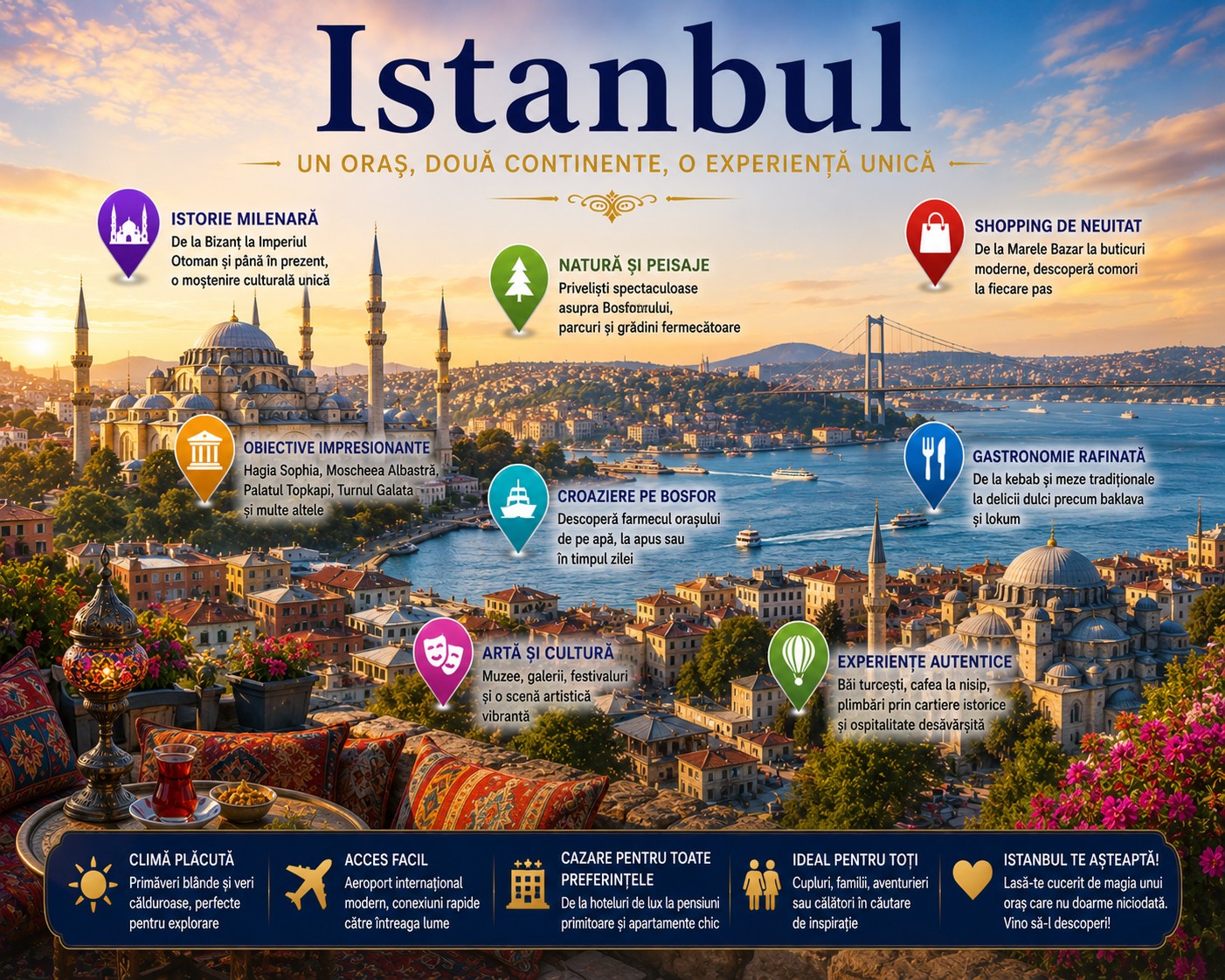 Harta Obiective Turistice Istanbul
