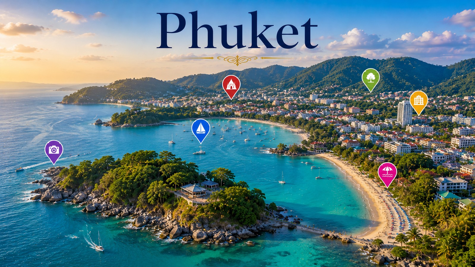 Harta Obiective Turistice Phuket