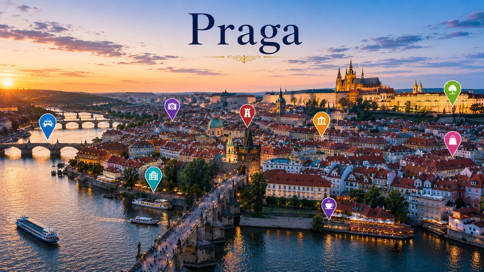 Harta Obiective Turistice Praga