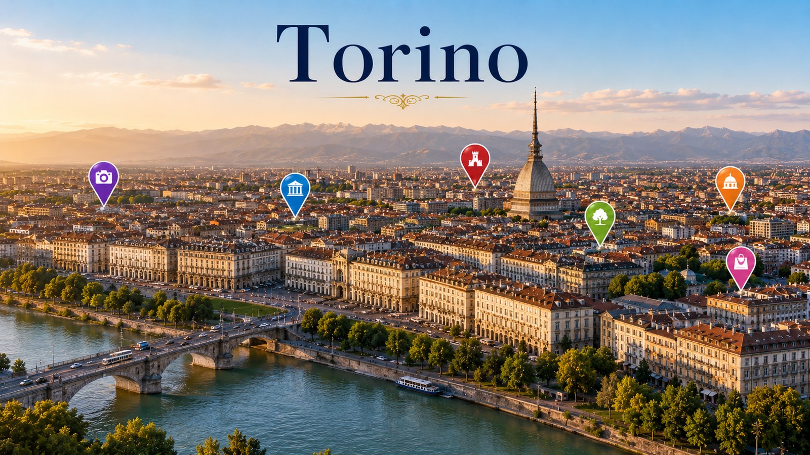 Harta Obiective Turistice Torino