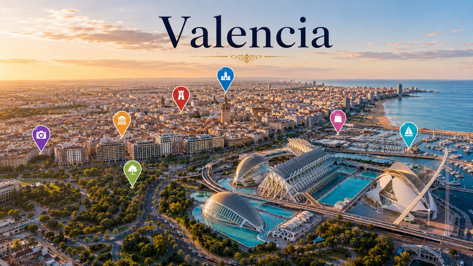 Harta Obiective Turistice Valencia