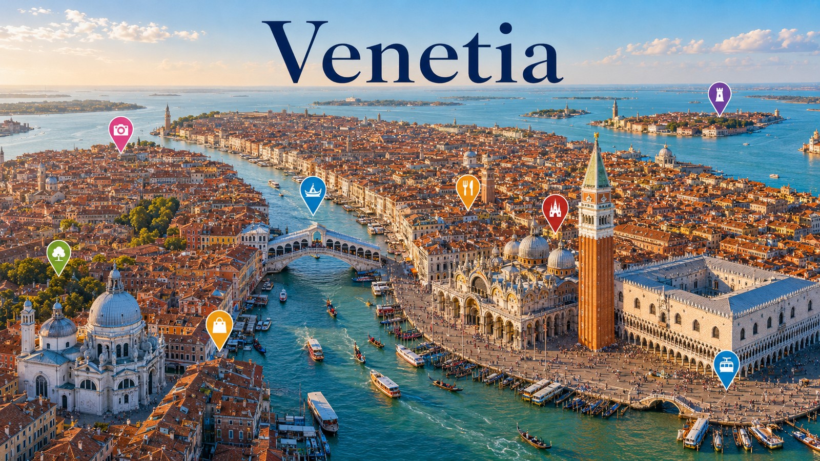 Harta Obiective Turistice Veneția
