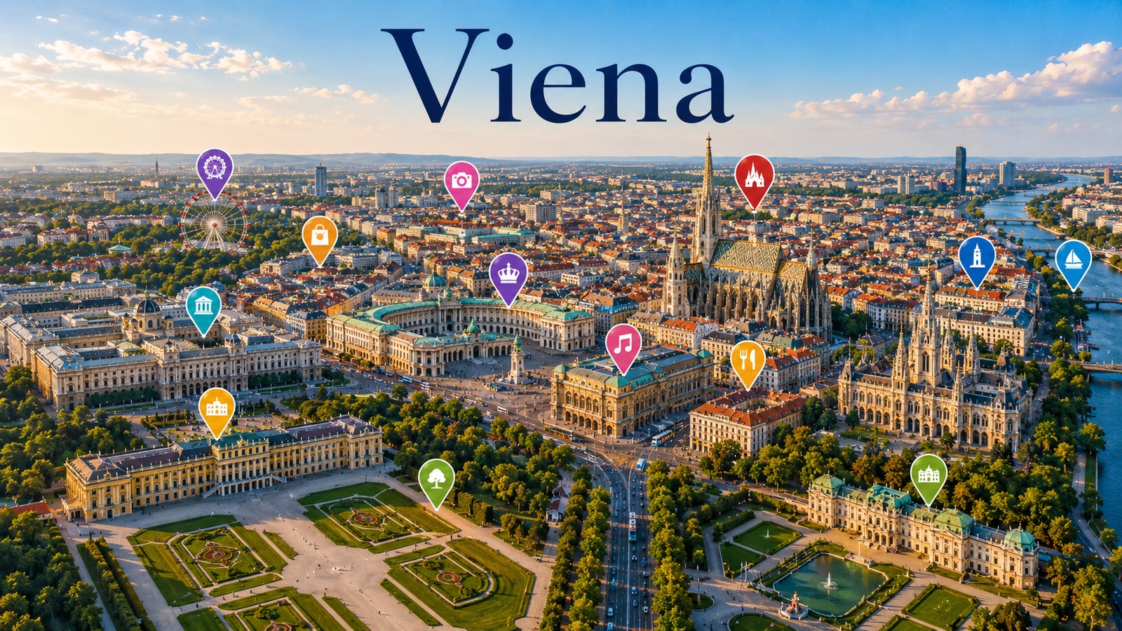 Harta Obiective Turistice Viena